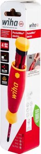 Wiha PocketMax Electric Μονωμένο Κατσαβίδι με 4 Μύτες, 45296