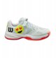 WILSON TENISA APAVI BERNU KAOS EMO Opal Blue/White/Coral