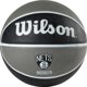 Wilson NBA Team Brooklyn Nets Μπάλα Μπάσκετ, Μαύρο-Γκρι, Μέγεθος 7 (WTB1300XBBRO0)