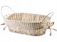 WILL μεταλλικό καλάθι 25x15x8/28x15x11,5cm μπεζ