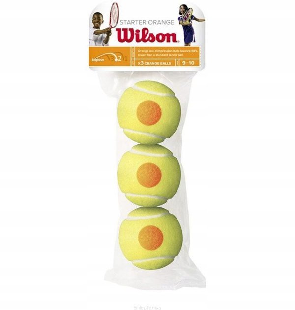WILSON STARTER ORANGE BALLS ( 3 gb. )