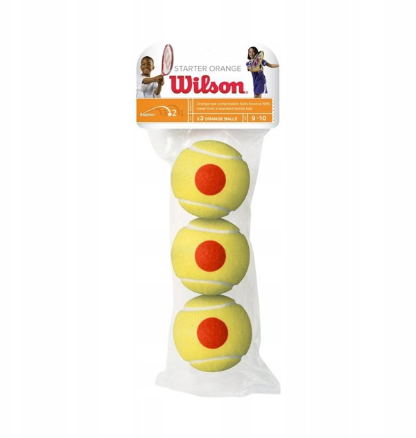 WILSON STARTER ORANGE BALLS ( 3 gb. )