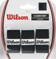 Wilson Οβίκα Wilson Pro Comfort Overgrip μαύρο 3 τεμ WRZ4014BK