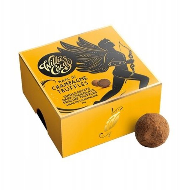 Willies Cacao Willie's Cacao - Czekoladki -  Praline Truffles - Marc de Champagne 35g