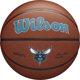 Μπάλα Μπάσκετ Wilson Team Alliance Charlotte Hornets, Σύνθετο Δέρμα, Καφέ, Μέγεθος 7