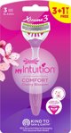 Wilkinson My intuition xtreme 3 comfort cherry blossom jednorazowe maszynki do golenia dla kobiet 4szt