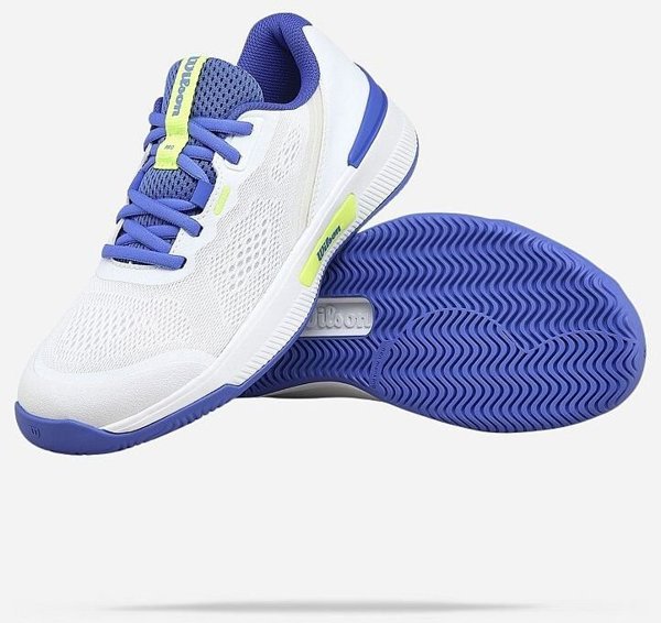 WILSON TENISA APAVI SIEVIESU INTRIGUE PRO White / Amparo Blue / Safety Yellow WRS336700E060 (0097512909778)