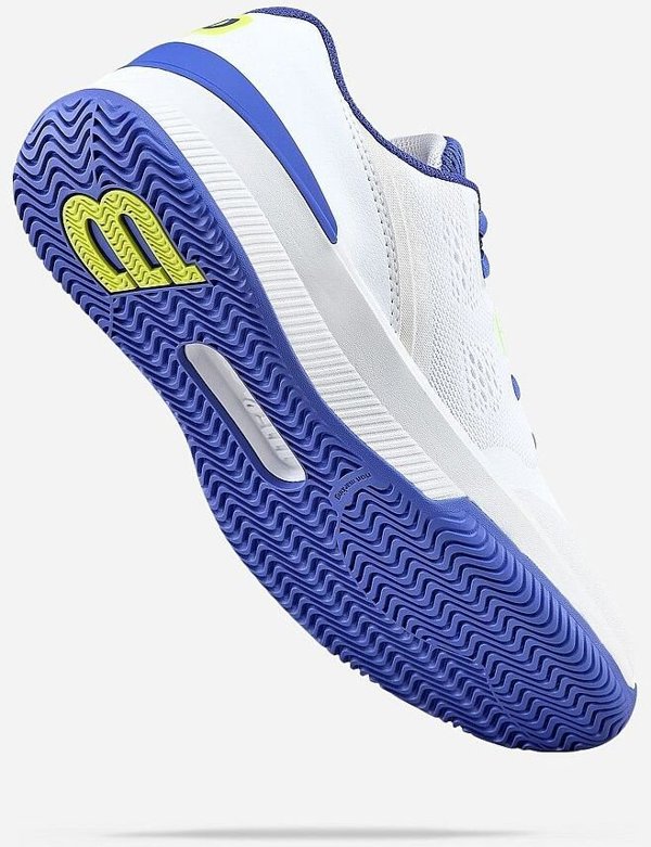 WILSON TENISA APAVI SIEVIESU INTRIGUE PRO White / Amparo Blue / Safety Yellow WRS336700E060 (0097512909778)