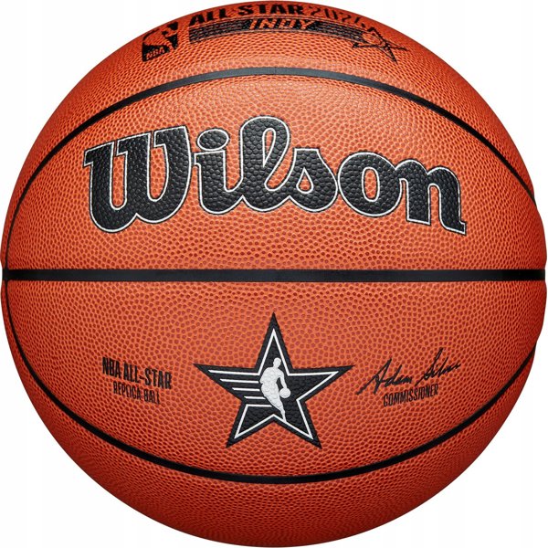 Wilson Wilson NBA All-Star 2024 Indianapolis Replica Ball WZ2015501XB Pomarańczowe 7