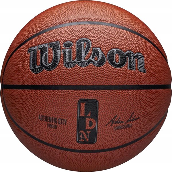 Wilson Wilson NBA Authentic City London Ball WZ2016003XB Pomarańczowe 7