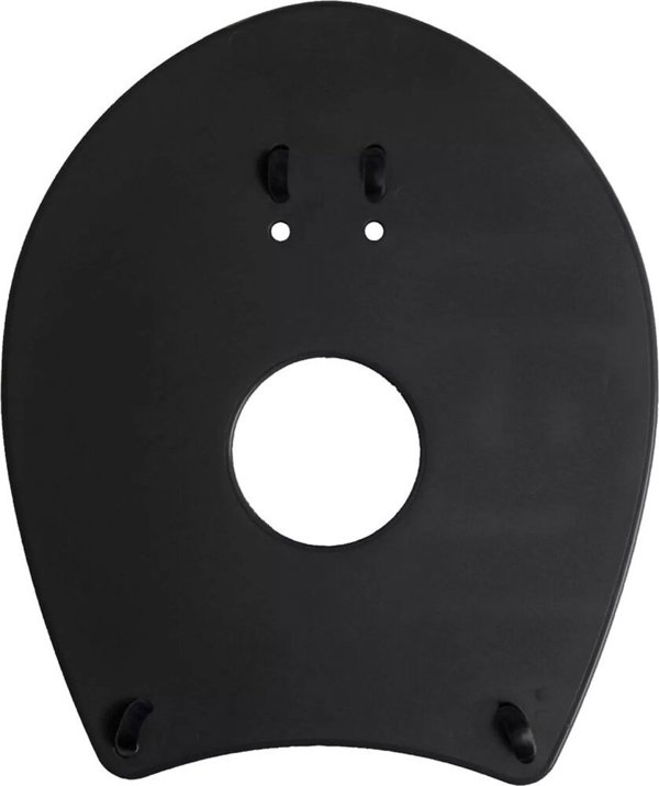 Κωπηλατικές λάμες Arena ELITE HAND PADDLE 2 μαύρο-λευκό μέγεθος S