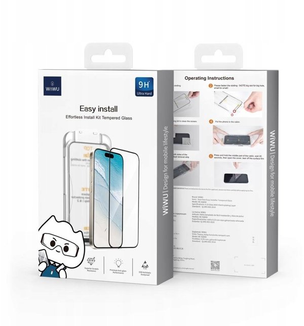 WIWU tempered glass για iPhone 16 Plus 6,7" Wi-SQ008 6976975617311