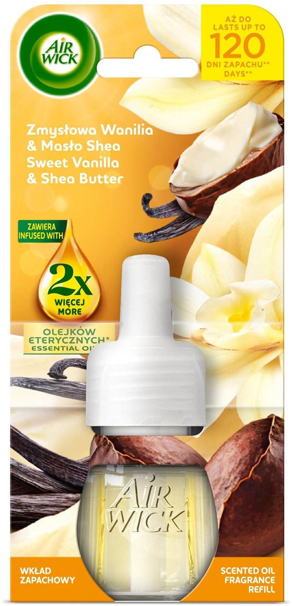 Wklad do elektrycznego odswiezacza AIR WICK wanilia-maslo shea 19ml