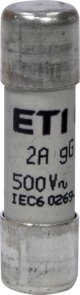 Κυλινδρική ασφαλειοθήκη Eti-Polam 002651015 CH10x38 gG 6A/500V
