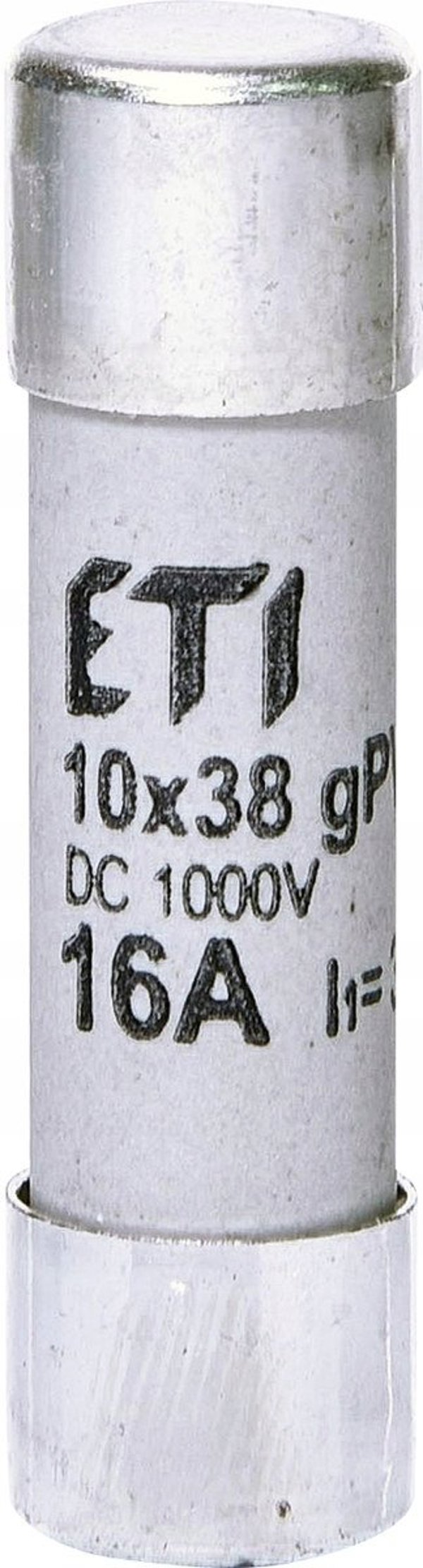 Wkladka bezpiecznikowa cylindryczna PV 10x38mm 16A gPV 1000V DC CH10 002625081