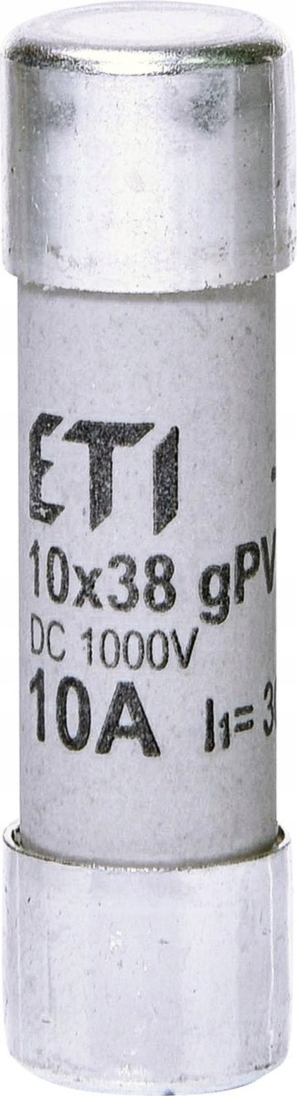 Wkladka bezpiecznikowa cylindryczna PV 10x38mm 10A gPV 1000V DC CH10 002625075