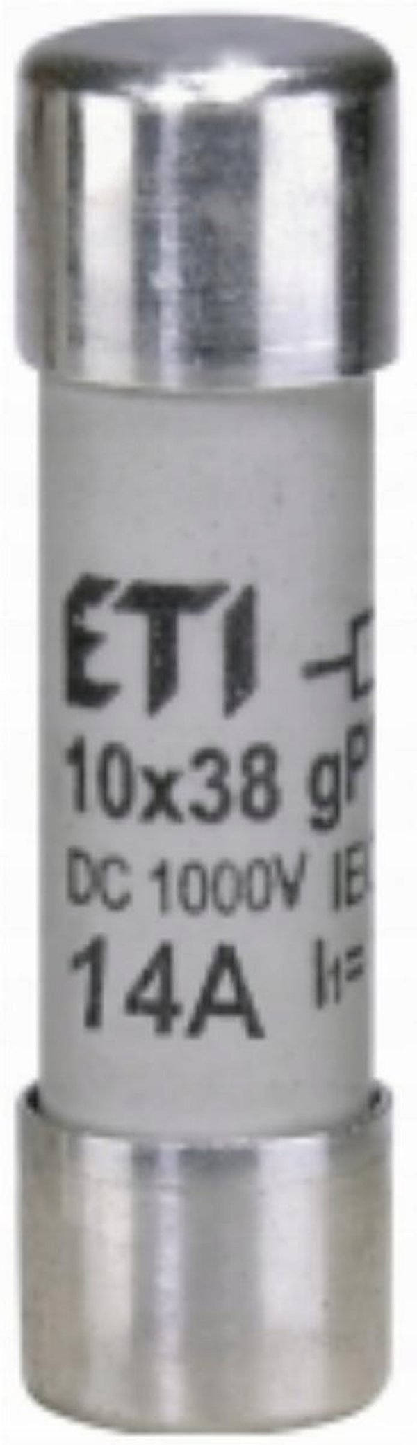 Wkladka bezpiecznikowa cylindryczna PV 10x38mm 14A gPV 1000V DC CH10 002625079