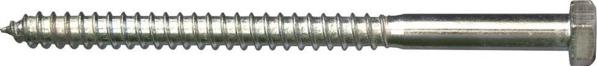 Βιδάκι ξύλου γαλβανισμένο 10x100mm