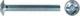 Wkret ocynkowany leb podkladkowy 6x30mm DIN 967