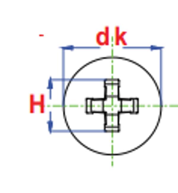 Wkret samowiertny ocynkowany PHD 3.5x13mm - 7504N235013 Z