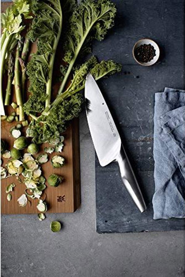 WMF Chef's Edition Μαχαίρι Σεφ 32cm, Σφυρήλατο από Ειδικό Ατσάλι, Λεπίδα 20cm σε Ξύλινη Κασέτα