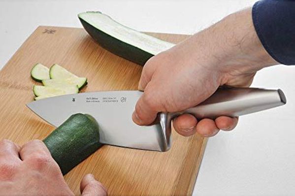 WMF Chef's Edition Μαχαίρι Σεφ 32cm, Σφυρήλατο από Ειδικό Ατσάλι, Λεπίδα 20cm σε Ξύλινη Κασέτα