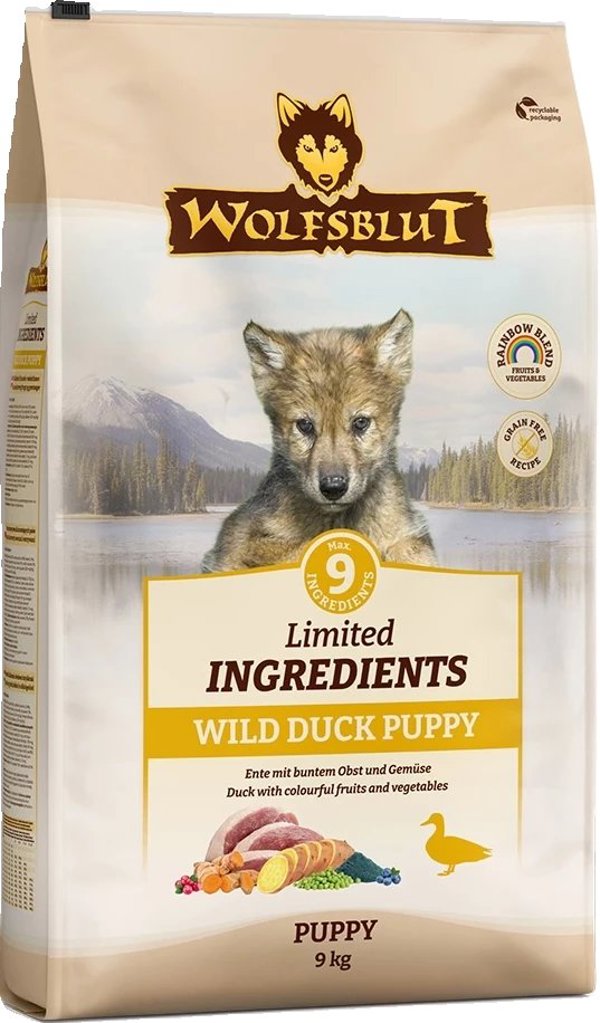 Wolfsblut Dog Limited Ingredients Wild Duck Puppy - kaczka i bataty 9kg