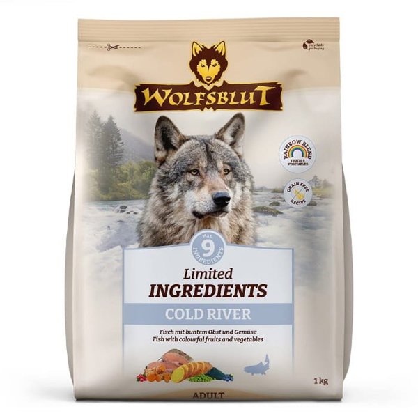 Wolfsblut Dog Limited Ingredients Cold River - Πέστροφα και Γλυκοπατάτες 1kg