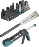 Wolfcraft ΣΕΤ ΕΓΚΑΤΑΣΤΑΣΗΣ ΚΑΙ ΚΟΠΗΣ ΣΟΒΑΤΕΠΙ WF6977000 με Συσκευή Μέτρησης, Κουτί Φαλτσών και Ιαπωνικό Πριόνι