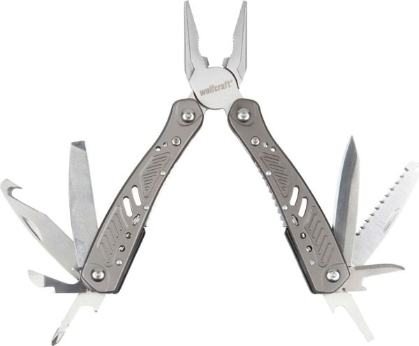 Wolfcraft Πολυεργαλείο 13-σε-1 με Θήκη, Πένσα, Μαχαίρι και Κατσαβίδια (424581)