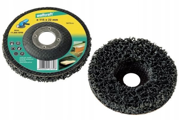 Wolfcraft Δίσκος Καθαρισμού 115mm με Υποδοχή M14 για Γωνιακό Τροχό