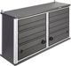 Wolfcraft Ντουλάπι Τοίχου Αποθήκευσης 120L, με Ράφι MDF και Κλειδαριά, 50kg, Λευκό