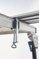 Wolfcraft Σετ Σφιγκτήρων Βιδών για Οδηγό FKS 145, Συμβατό με Master Work 1600 & Master Cut 2600, Αλουμίνιο/Μαύρο