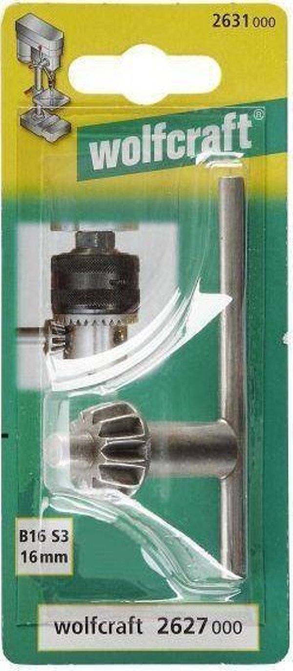Wolfcraft Κλειδί Τσοκ Δράπανου B16, S3 – Συμβατό με DIN 6349