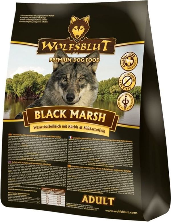 Wolfsblut Dog Black Marsh - bawol i dynia 2kg