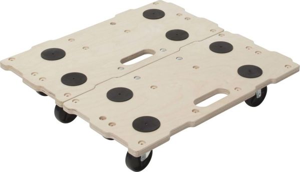 Wolfcraft FT400 Καρότσι Μεταφοράς Επίπλων, Αρθρωτό με Πλατφόρμες από Κόντρα Πλακέ Σημύδας, 5543000