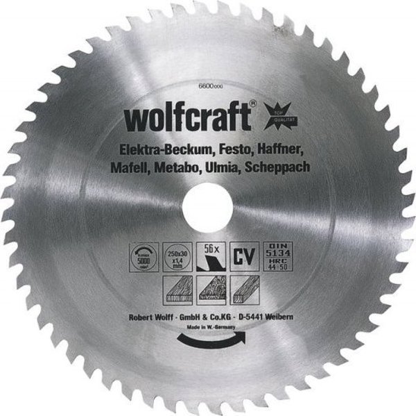 Wolfcraft wolfcraft GmbH 1 δίσκος πριονιού κυκλικής κοπής