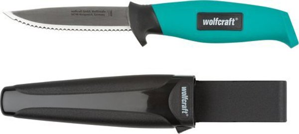 Wolfcraft Μαχαίρι Γενικής Χρήσης με Οδοντωτή Λεπίδα 9.5cm - 4086000