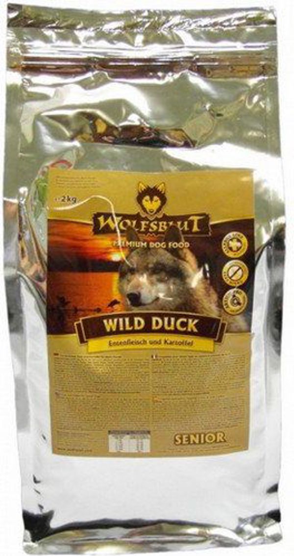 Wolfsblut Dog Wild Duck Senior kaczka i bataty 2kg