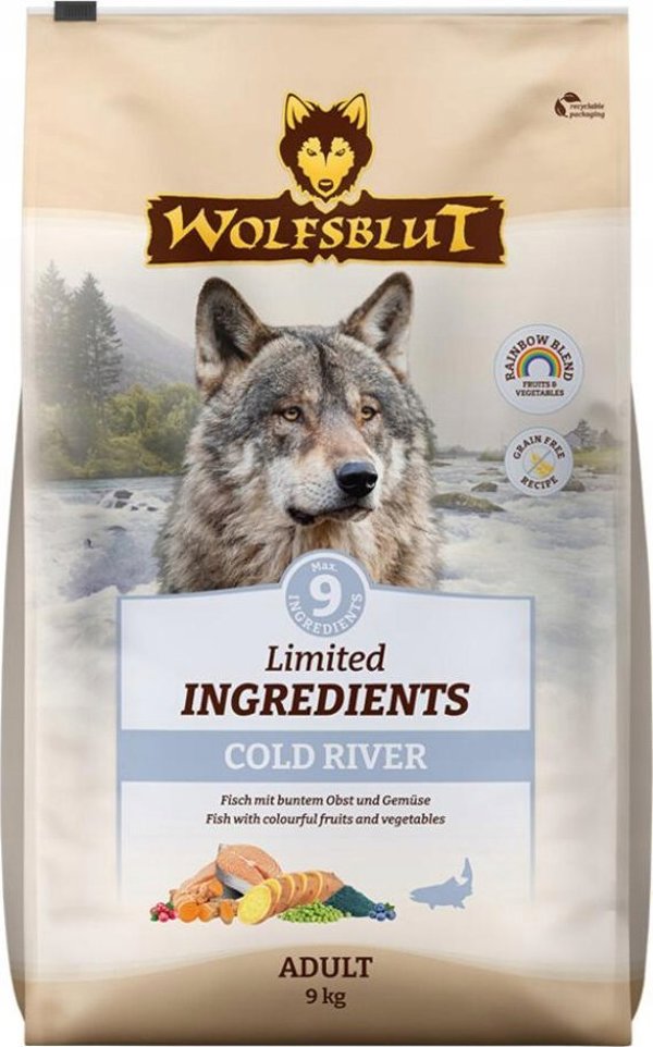 Wolfsblut Dog Limited Ingredients Cold River - trout and sweet potatoes 9kg