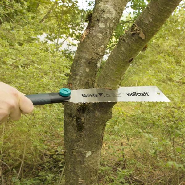 Wolfcraft Ιαπωνικό Πριόνι Χειρός 240mm 6951000 για Ξύλο και Πλαστικό, με Λαβή 2 Συστατικών