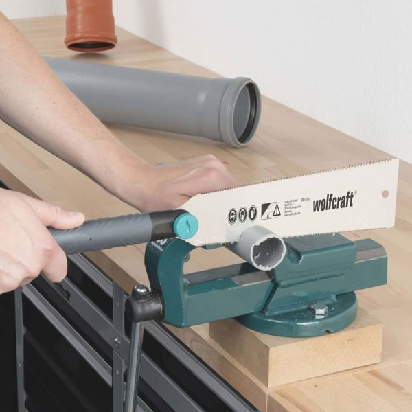 Wolfcraft Ιαπωνικό Πριόνι Χειρός 240mm 6951000 για Ξύλο και Πλαστικό, με Λαβή 2 Συστατικών