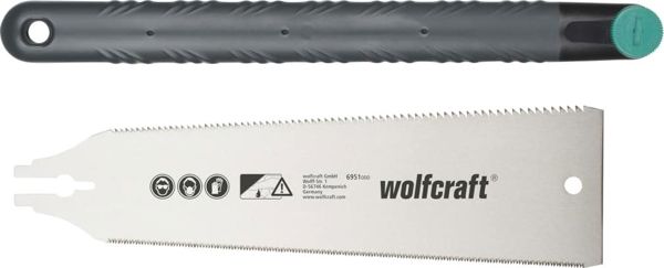 Wolfcraft Ιαπωνικό Πριόνι Χειρός 240mm 6951000 για Ξύλο και Πλαστικό, με Λαβή 2 Συστατικών