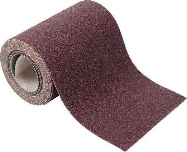 Wolfcraft Papier szlifierski w rolce 115 mm x 4 m Wolfcraft - gr. 80, na rzep