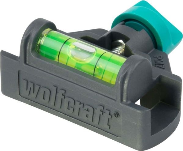 Wolfcraft Αλφάδι για Πτυσσόμενο Μέτρο, Συμβατό με Χάρακες έως 16mm, Ανθεκτικό Πλαστικό, 4006885522206