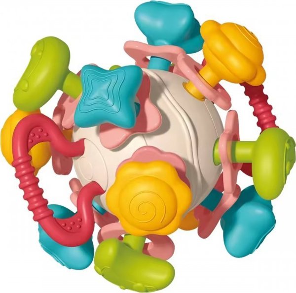 Woopie WOOPIE BABY Soft Rattle 4in1 Teether Sensory Toy για μωρά 0m+ 13974061 5904326949850