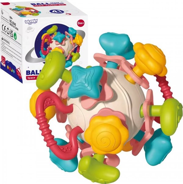 Woopie WOOPIE BABY Soft Rattle 4in1 Teether Sensory Toy για μωρά 0m+ 13974061 5904326949850