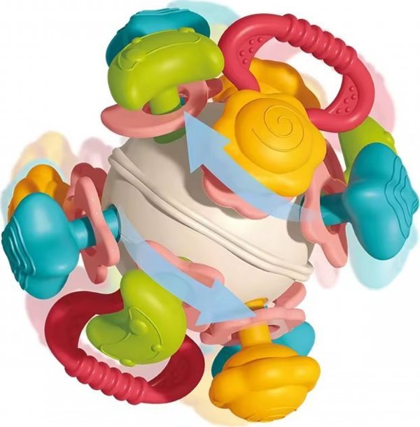 Woopie WOOPIE BABY Soft Rattle 4in1 Teether Sensory Toy για μωρά 0m+ 13974061 5904326949850