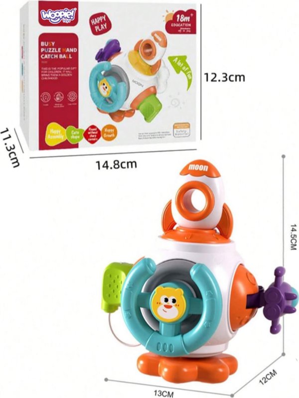 Woopie WOOPIE BABY Space Ball Rocket 6in1 Montessori 18m+ 13716765 5904326949997