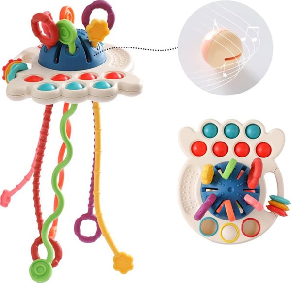 Woopie WOOPIE BABY Αισθητηριακό Παιχνίδι Montessori Πολυλειτουργικό Οδοντοφυΐας 0+